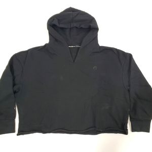 Oceans Apart Clothing Black Crop Hoodie